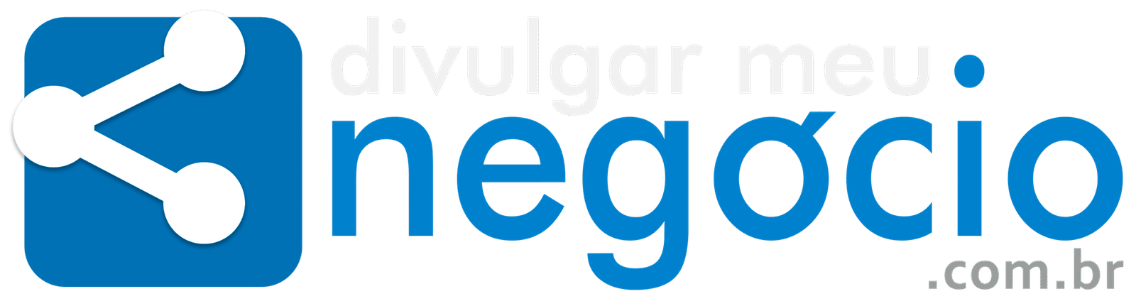 logo divulgar horizontal branco